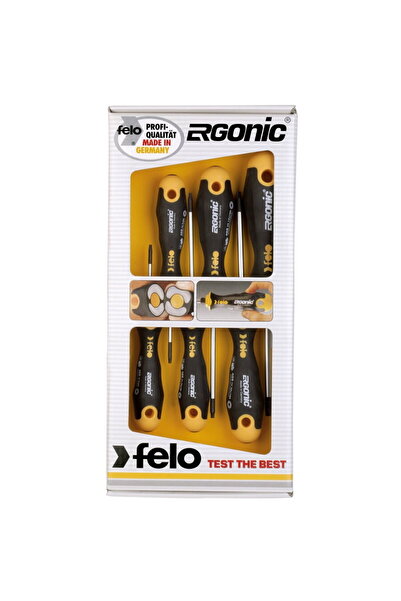 FELO Set surubelnite Torx, Ergonic, 6 piese