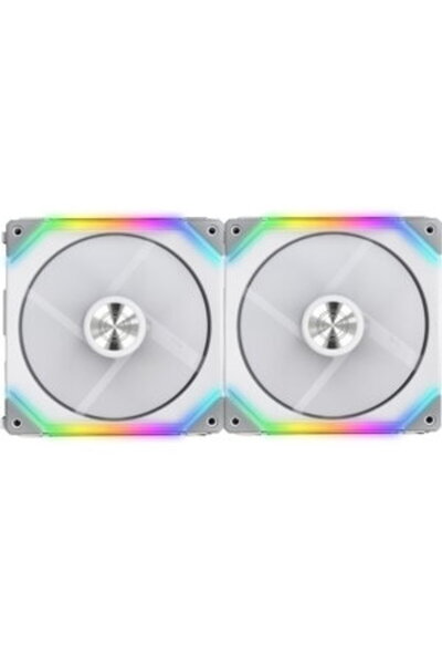 Lian Li Set 2 ventilatoare 140 mm UNI Fan SL140 ARGB PWM White, modular, cont...
