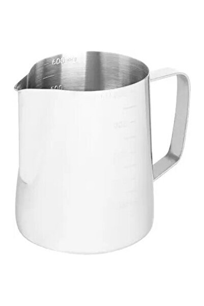 ECG Cana pentru spumarea laptelui Milk Jug Lucido, 600ml, otel inoxidabil