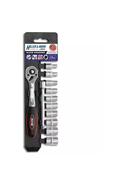 DEDRA EXIM Trusa chei tubulare CrV 12buc 1/4"