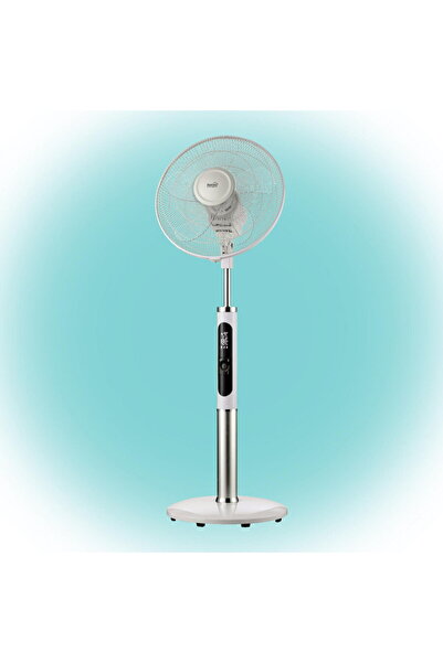 Somogyi Ventilator cu picior, oscilare 3D, alb, 40 cm, 60 W