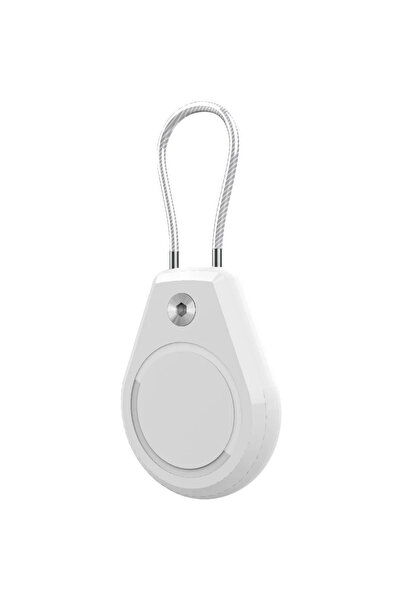 Hurtel Husă impermeabilă pentru Apple AirTag cu cablu de oțel - Albă