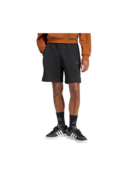 adidas JZ9280-E M Fı W 3S Short Erkek Şort Ve Kapri Siyah