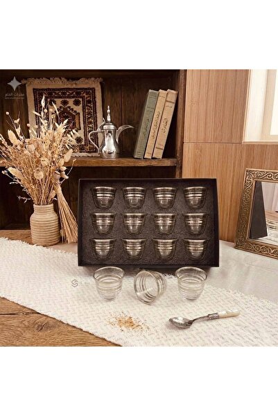 SQF Silver-trimmed teacup set
