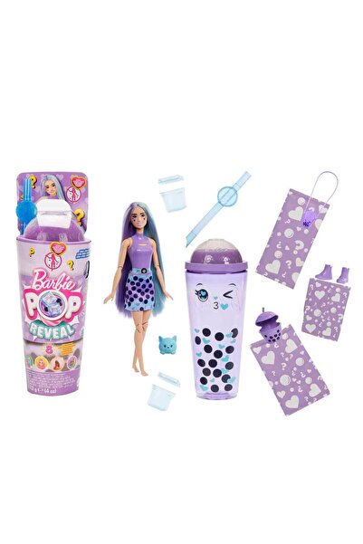 Barbie Pop Reveal Bubble Tea Serisi HTJ18 - Taro Milk Htj19