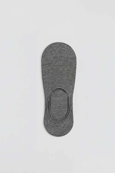 ablukaonline Men's Cotton Invisible Ballerina Socks Anthracite