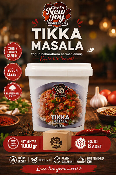 chef's new joy professional Tikka Masala 1000 G X 8 Adet - 1 Koli (Koli Bazlı...