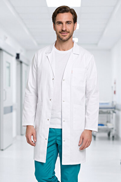 İŞMONT Doktor Önlüğü Erkek Çıtçıtlı