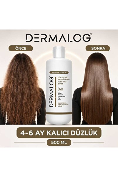 DERMALOG Brezilya Keratin- Keratin Bakımı & Botox Bakımı & Kalıcı Düzleştiric...