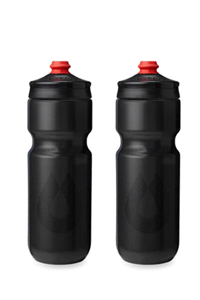 Hydrapak Breakaway Surge 740ml 2-Pack Bike Water Bottles (Charcoal), Surge Ma...
