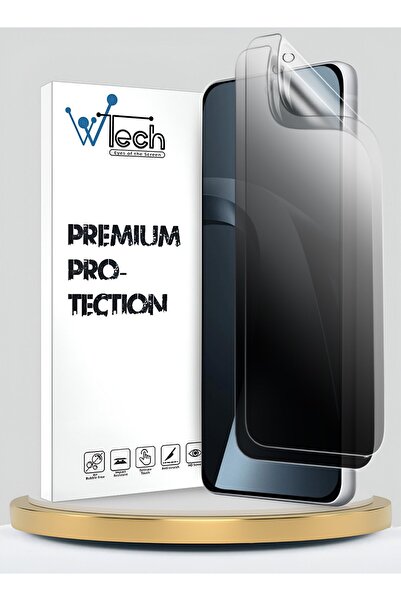 Wtech Xiaomi 17T 5G 2026 Premium Hydrogel Anti Spy Film Thin and Flexible 2 P...