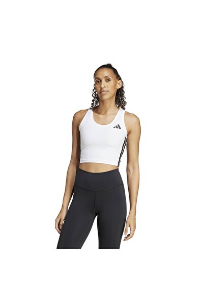 adidas JF8916-K Γυναικείο T-Shirt Crop Tank 3S Λευκό