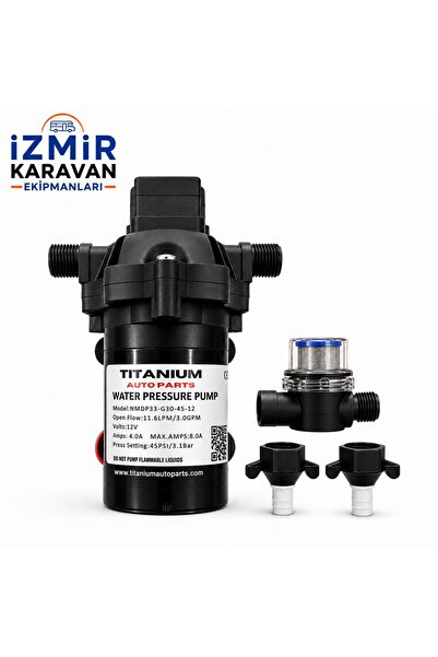 Titanium TİTANİUM    33 SERİSİ  DK/11.6 LİTRE 45 PSİ 12V HİDROFOR