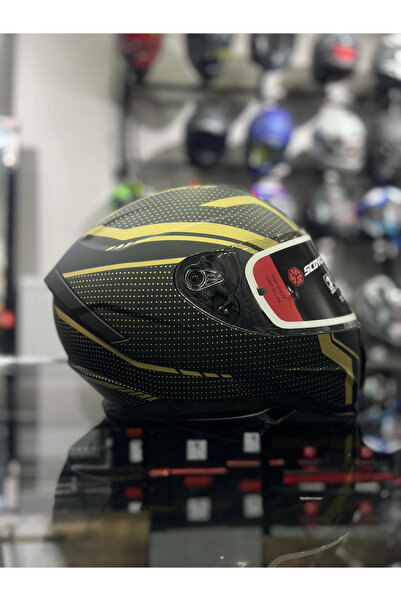 Scoyco 869 Blade Siyah Sarı Kapalı Kask