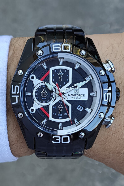 Naviforce YENİ MODEL KRONOMETRELİ AKTİF GÖSTERGELİ ERKEK KOL SAATİ