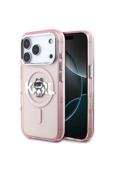 Karl Lagerfeld Husa pentru iPhone 17 Pro - IML Choupette Sketch Logo MagSafe ...