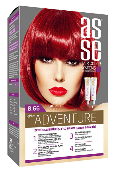 asse Adventure Set Saç Boyası No:8.66 Lal Kızıl
