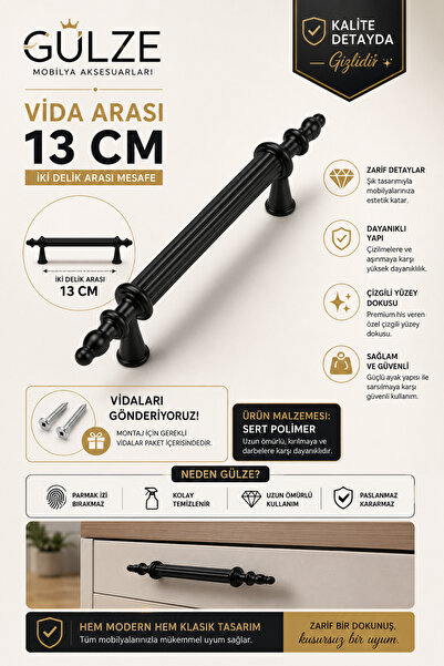GÜLZE VEZİR Model Mobilya Kulpları Dolap,çekmece,komodin,mutfak,banyo mobilya...