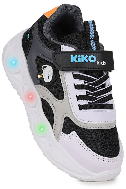 Kiko Kids Pean Işıklı Cırtlı Erkek Çocuk Spor Ayakkabı