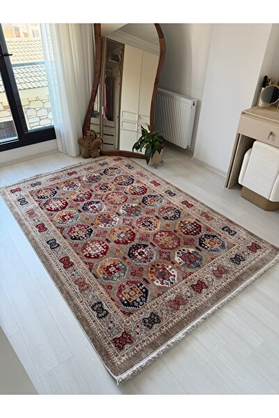 Home HÜMAYUN, MODERN ETNİK DESENLİ DOKUMA BOHEM OTURMA ODASI VE SALON HALISI