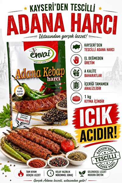 Envai Adana Kebap Harcı 100 gr (A Kalite) * 2 Adet
