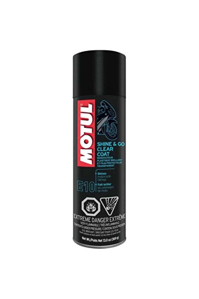 Motul E10 SHINE & GO SİLİKONLU BAKIM VE PARLATMA SPREYİ 400 ML