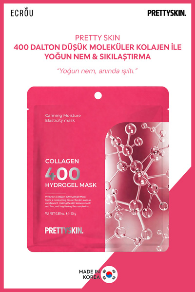 Ecrou Pretty Skin Collagen 400 Hydrogel Mask