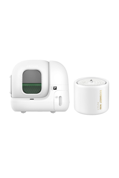 Petkit Pura Max 2 Akıllı Kedi Tuvaleti ve Eversweet 5 Mini Su Pınarı Paketi