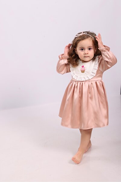BİHAYALBİÇOCUK Cupcakeli Elbise - Uzun Kol