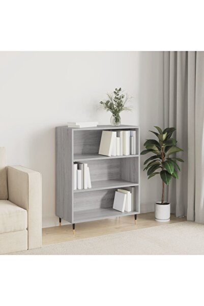 Concept Bibliotecă, sonoma gri, 69,5x32,5x90 cm, lemn compozit