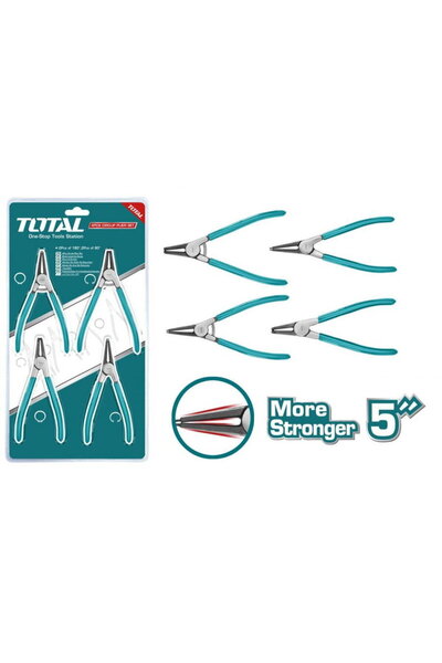 TOTAL - Set clesti pentru sigurante - 4 buc - 5"/1