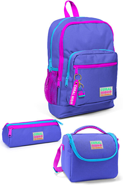 Coral High Set ghiozdan 3 piese pentru copii Lavanda SET0123703