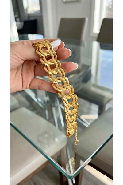 Zümrastore Samanyolu Tasarım Altın Kaplama Bileklik