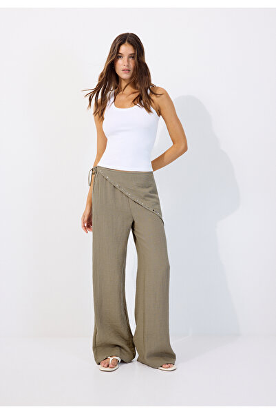Stradivarius Flowing scarf trousers