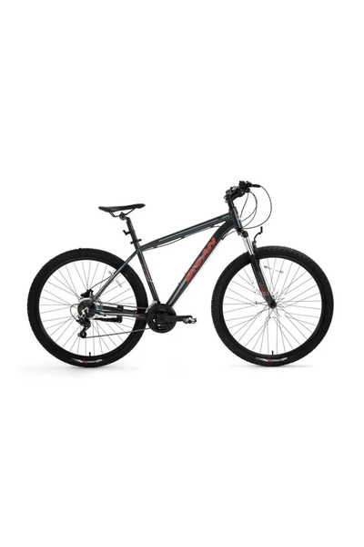 Bisan ATLAS ERKEK DAĞ BİSİKLETİ 48CM V 27.5 JANT 21 VİTES PARLAK GRİ KIRMIZI