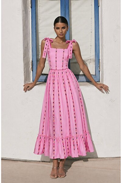 LAULEİ Maya Maxi Dress Pink