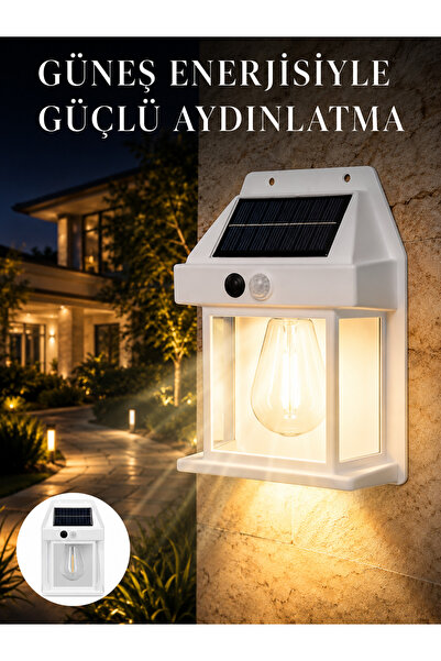 izbul Sensörlü Solar Led Dış Duvar Aydınlatma Yeni Nesil