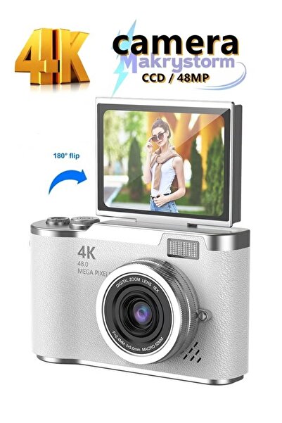 Generic 4k CCD Digital Zoom Student Digital Camera 48MP Portable Digital Phot...