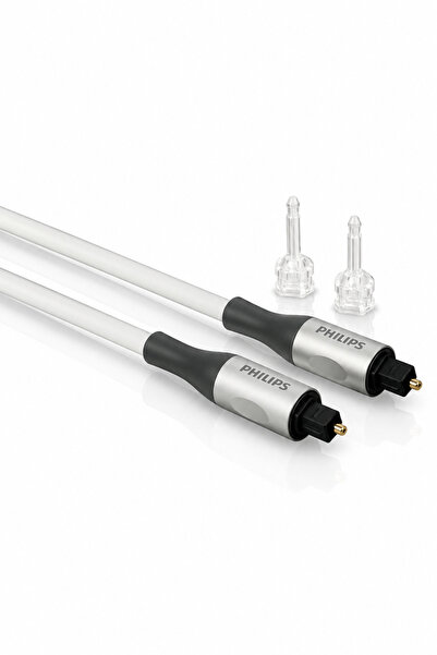 Philips SWA3302S/10 Fiber Optik Ses Kablosu 1.5 Metre Toslink Optik Ses Kablosu