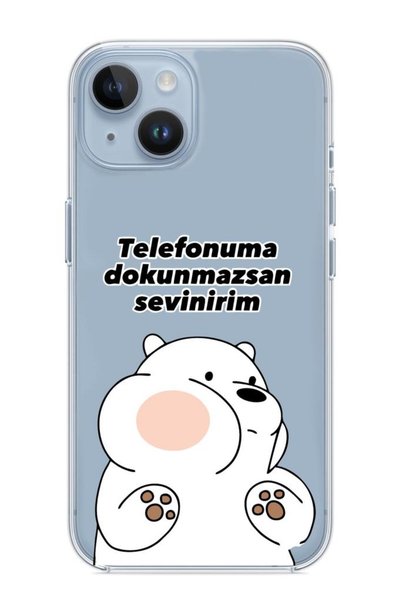3GEN CASE İphone 15 Uyumlu Desenli Şeffaf Silikon Kılıf