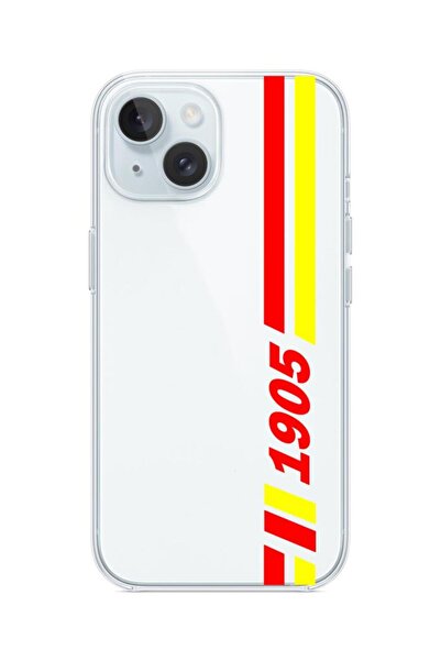 3GEN CASE iPhone 15 Uyumlu Renkli Desenli Şeffaf Silikon Kılıf