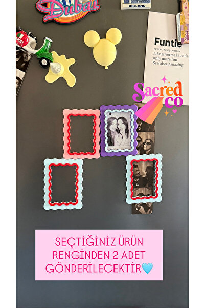 Sacred Co Wavy Serisi 2’li Buzdolabı Magneti