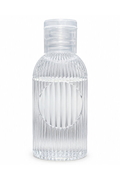 Sizeuyduk 100 Adet 50 ml Fliptop Kapak Dnz21 Dezenfektan-kolonya-parfüm Boş Şişesi Sert Plastik