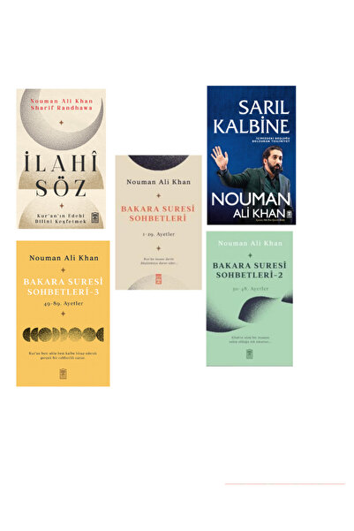 Timaş Yayınları Nouman Ali Khan 2 Kitap Set / Bakara Suresi Sohbetleri 1-2