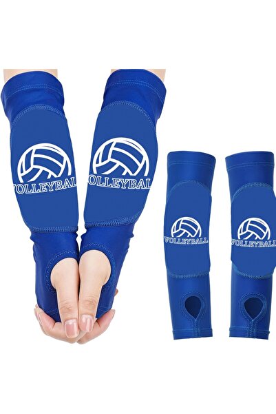 Choice11 S Blue Girls Volleyball Arm Sleeves, 1 Pair Padded Volleyball Passin...