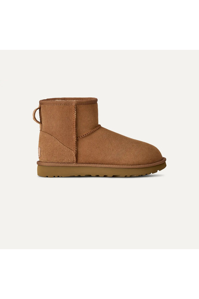 UGG Wildleder + Leder Braune Damenstiefel 1016222