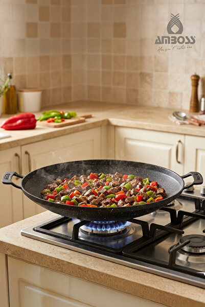 Amboss Vento 34 cm Cast Iron Grilling Pan for Flatbread