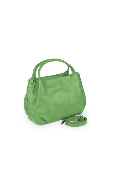 Vera Pelle Geantă din piele verde iarbă