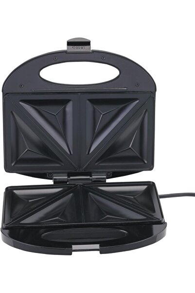 Black and Decker صانع الساندويتشات، سعة شريحتين - 600 واط - أسود - TS1000-B5