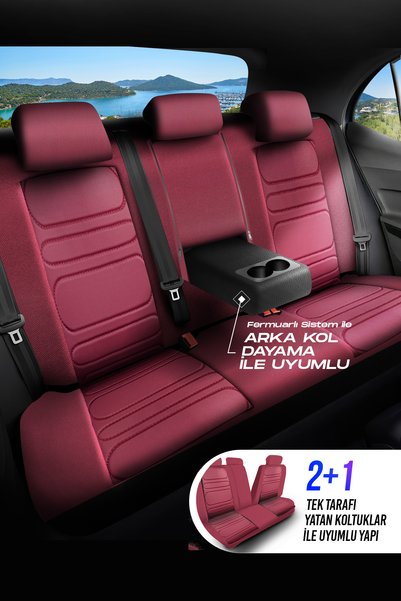 Panda Kılıf PANDA RODOS SERİSİ DERİ ORTOPEDİK OTO KOLTUK KILIFI - TAM SET